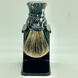 Shaving Brush Ebony Drip Stand 