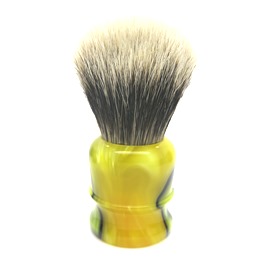 BLACK FRIDAY SALE Chubby 3 Manchurian Badger Medallion Yellow