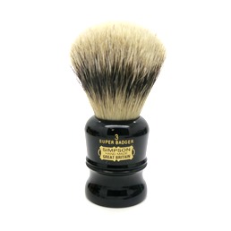 'Brush Handle of the Month' Duke 3 Super (Silvertip) Badger faux Ebony
