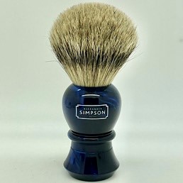 Limited Edition Ascot Super (Silvertip) Badger Faux Sapphire
