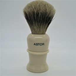 Brush of the Month Astor Best Badger faux Ivory