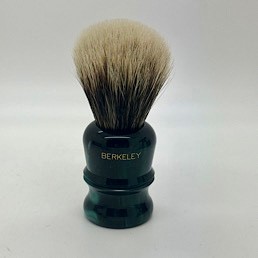 Easter Special Berkeley 46 Two Band Silvertip Badger Faux Emerald 