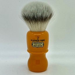 'Brush Handle of the Month' Captain 2 Platinum Fibre Butterscotch