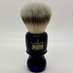 'Brush Handle of the Month' Captain 2 Platinum Synthetic Sapphire