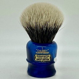 Limited Edition Chubby 1 2 Band Silvertip Badger Monarch Swirl 