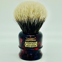 Limited Edition Chubby 1 2 Band Silvertip Badger Nebular 