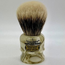 'Brush Handle of the Month' Chubby CH1 Manchurian Badger Vesta