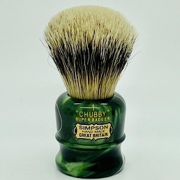Limited Edition Chubby 1 Super (Silvertip) Badger Emerald Candy 