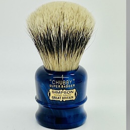 Limited Edition Chubby 1 Super (Silvertip) Badger Sapphire Candy 