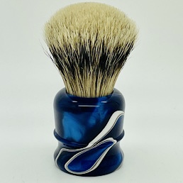 Limited Edition Chubby 1 Super (Silvertip) Badger Sapphire Candy 