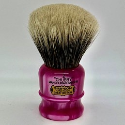 Exclusive Release – Chubby 2 Natural Manchurian Badger “Soft Pink Swirl”