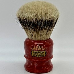 Chubby 2 Super Silvertip Badger Coral