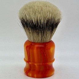 Chubby 2 Super Silvertip Badger Sunspot Orange