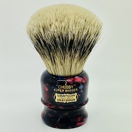 SALE Limited Edition Chubby 2 Super (Silvertip) Badger Nebular 
