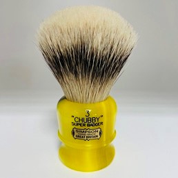 Special Edition Chubby 3 Super (Silvertip) Badger Medallion Yellow 