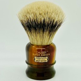 Limited Edition Chubby 3 Super (Silvertip) Badger Faux Tortoiseshell 