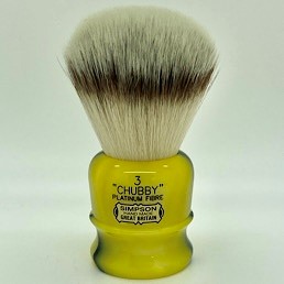 Chubby 3 Platinum Fibre Medallion Yellow 