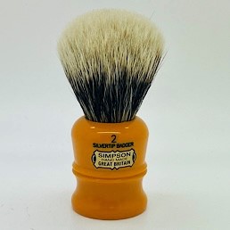 Limited Edition Duke 2 2 Band Silvertip Badger Faux Butterscotch 