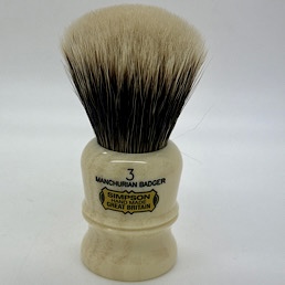 Easter special Duke 3 Manchurian Badger Faux Ivory Vein
