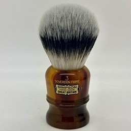 'Brush Handle of the Month' Duke 3 Sovereign Synthetic Fibre Tortoiseshell