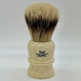 Duke 3 Super Silvertip Badger Ivory Vein