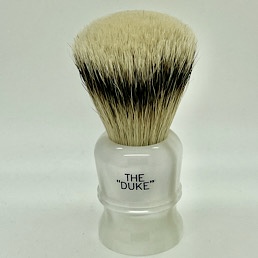 Special Edition Duke 3 Super Silvertip Badger White Pearl