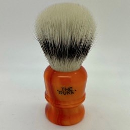 'Brush Handle of the Month' Duke 3 Platinum Fibre Sunspot Orange