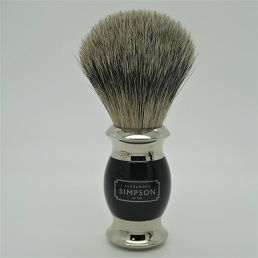 Alexander Simpson Est. 1919 Classic Super Badger Fusion Shaving Set Ebony