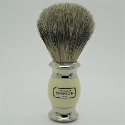 Alexander Simpson Est. 1919 Classic Super Badger Fusion Shaving Set Ivory