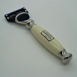 Alexander Simpson Est. 1919 Classic Super Badger Fusion Shaving Set Ivory