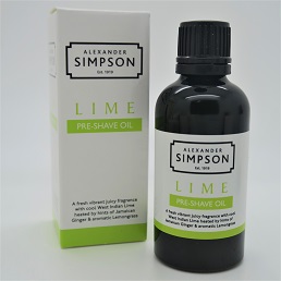 Alexander Simpson Est. 1919 Pre-Shave Oil Lime