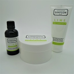 Alexander Simpson Est. 1919 Lime Skincare Bundle