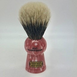 Easter Special Keyhole KH1 2 Band Silvertip Badger Strawberry Swirl 