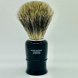 Kingston Pure Badger Shaving Brush Faux Ebony 