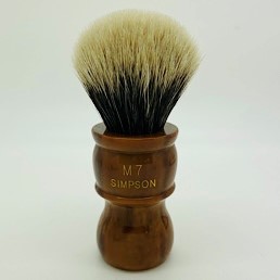 Limited Edition M7 Two Band Silvertip Badger Faux Briar 