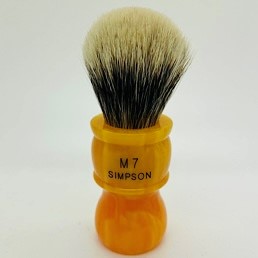 SALE Limited Edition M7 Manchurian Amber Shaving Brush