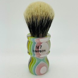 BLACK FRIDAY SALE Limited Edition M7 Manchurian Candy Stripe Shaving Brush