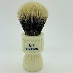 Limited Edition M7 Manchurian Ivory Stripe Shaving Brush