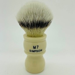 Special Edition M7 Platinum Fibre Faux Ivory Shaving Brush