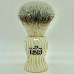Limited Edition Persian Jar PJ3 Platinum Synthetic Fibre Faux Ivory Stripe