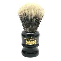 'Brush Handle of the Month' Duke 3 Manchurian Badger faux Ebony