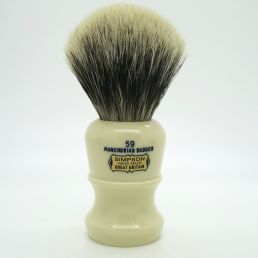 BLACK FRIDAY SALE Special Edition 59 Manchurian Badger faux Ivory