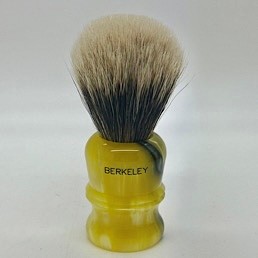 Easter Special Berkeley 46 Two Band Silvertip Badger Medallion Yellow