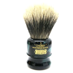 SALE Chubby 3 Manchurian Badger faux Emerald