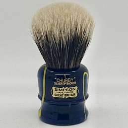 BLACK FRIDAY Chubby CH1 2 Band Silvertip Badger Royal Pearl 