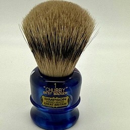 'Brush Handle of the Month' Chubby CH1 Best Badger Patriot 