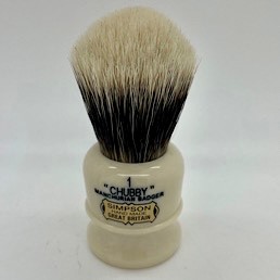 SALE Limited Edition Chubby 1 Manchurian Badger Ivory Vein