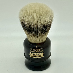 Limited Edition Chubby 1 Super Silvertip Badger Dark Tortoiseshell