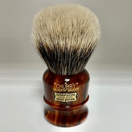 SALE Limited Edition Chubby 2 2 Band Silvertip Badger Rusty Joe