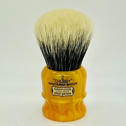 SALE Chubby 2 Manchurian Badger Faux Amber 